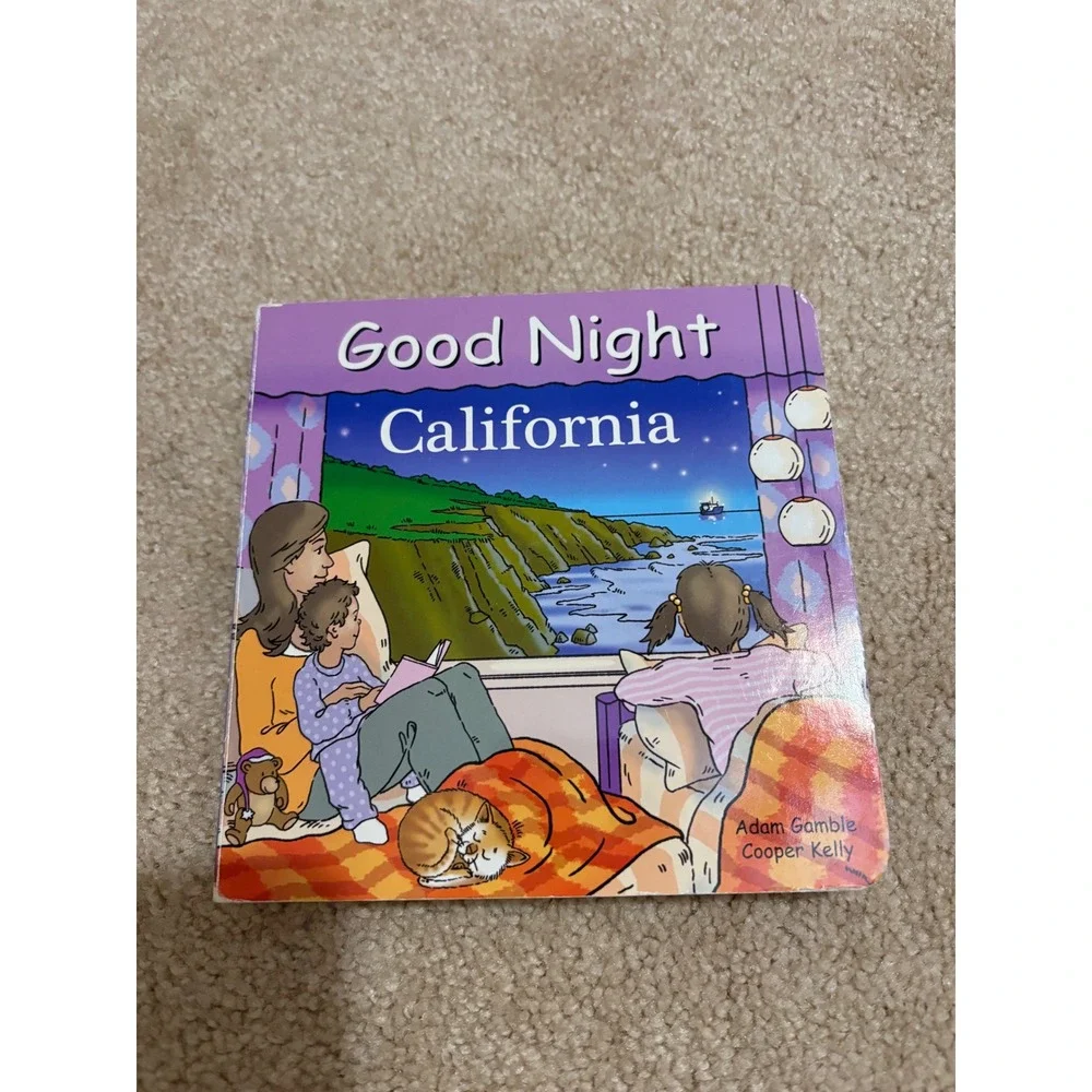 Bundle 2 Good Night California Good‎ Night Arizona Board Books Set Childrens